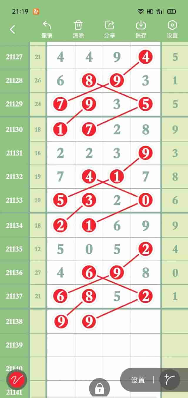 排列五第21138期(5月28日)经典图规走势、心水