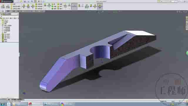 3D零件实体建模，此图很适合入门者，只用了七个步骤就画完了