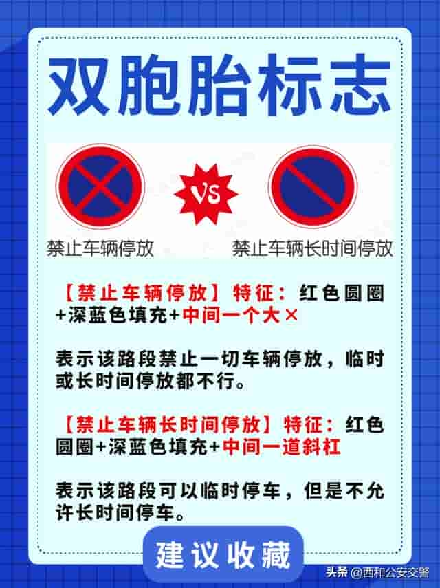 盘点驾考科目一最容易搞混的5个交通标志！只需1分钟就能记牢！