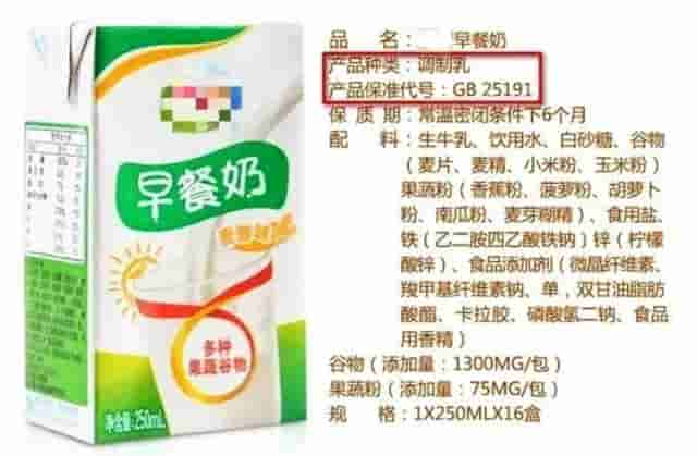 鲜牛奶、调制乳、含乳饮料……到底有何区别？