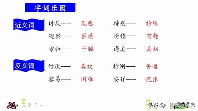 部编版小学语文三年级上册第14课《小狗学叫》重点知识+图文解读