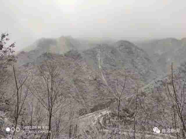 一场雪后，商洛最美山村雪景图来了，银装素裹，宛若仙境……