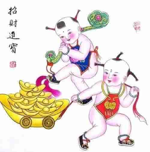 中国年画娃娃欣赏