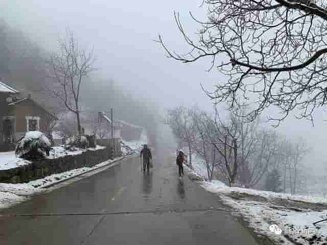 一场雪后，商洛最美山村雪景图来了，银装素裹，宛若仙境……