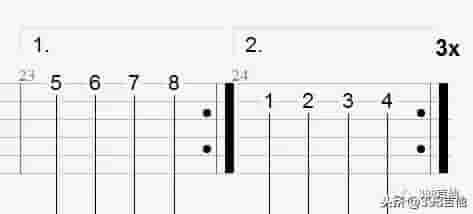 吉他六线谱15个特殊符号详解