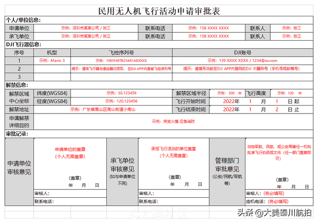 航拍无人机在禁飞区需要准备哪些材料？