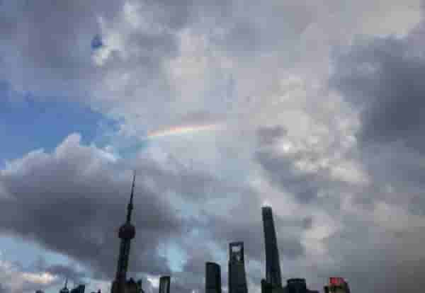 奇景！上海中心大厦现“晴雨一线隔”，为何以黄浦江为界？｜申晨间