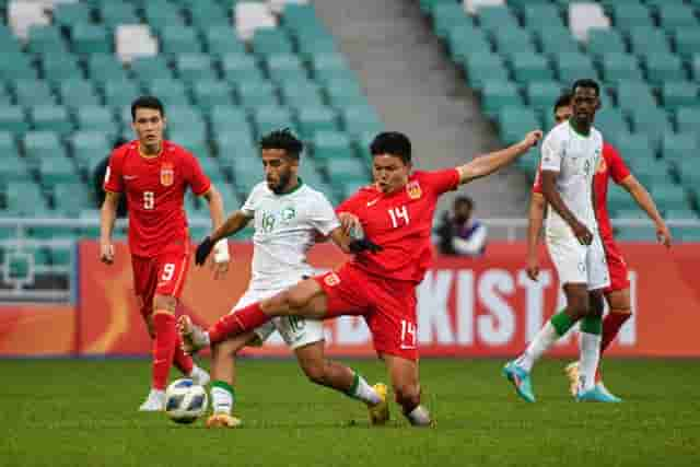 U20亚洲杯国足2：0力克沙特