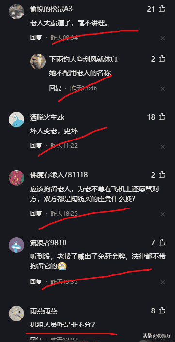 东北大妈飞机抢座遭拒！满嘴脏话辱骂女孩：我是老人，你就得让座