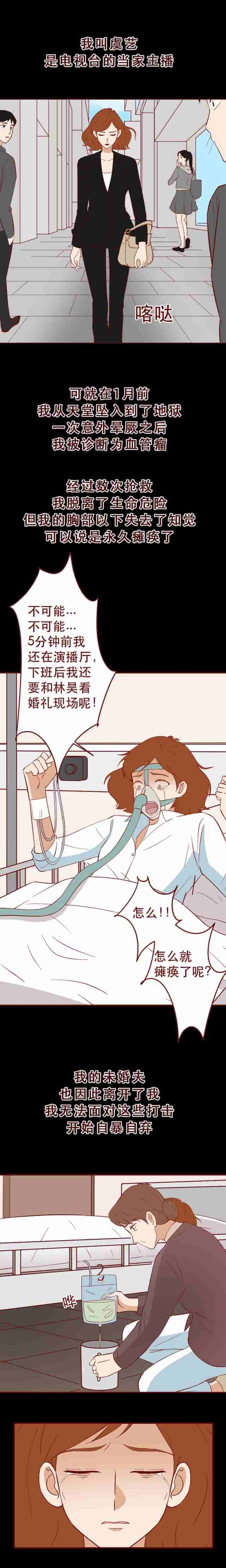 当家女主播瘫痪后自暴自弃，最终克服自我重返舞台，漫画结局高燃