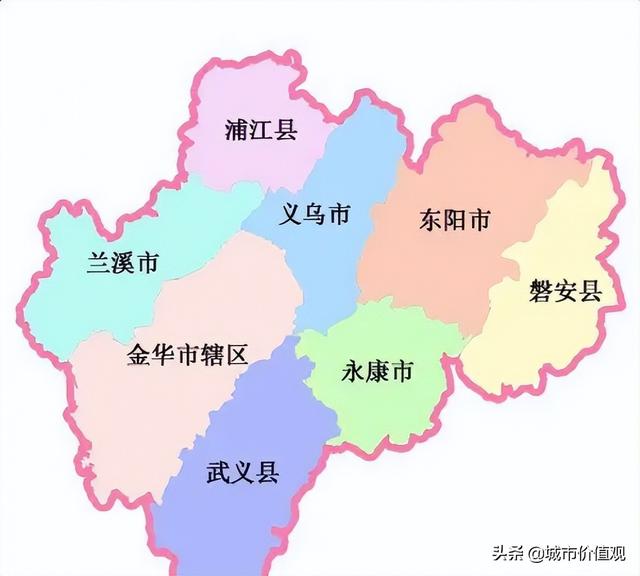 金华和义乌的“恩怨”，就在各自的热力图里