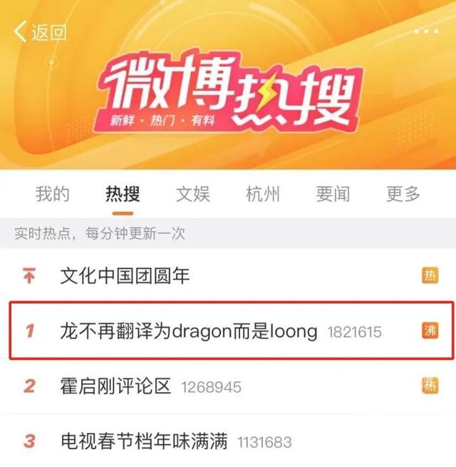 龙不再翻译为dragon而是loong？