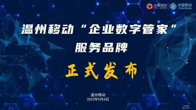 温州移动：赋能中小微企业数字化转型 办实事解难题促发展