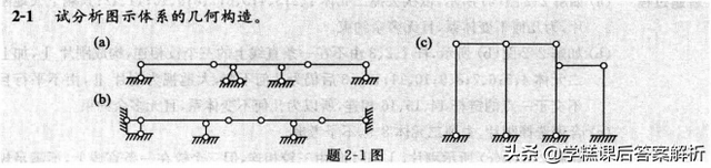 龙驭球 结构力学 l 基本教程(第3版)习题解析