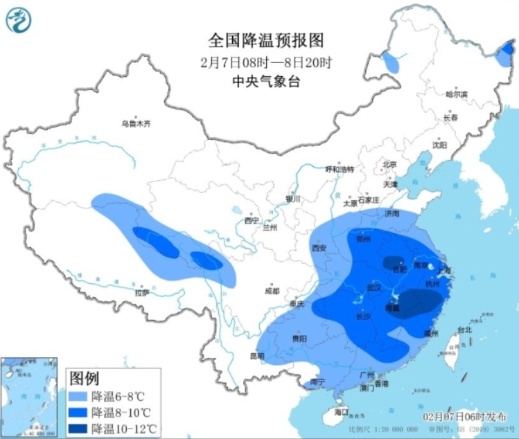 寒潮将继续影响江淮江南等地 北方地区风力不减