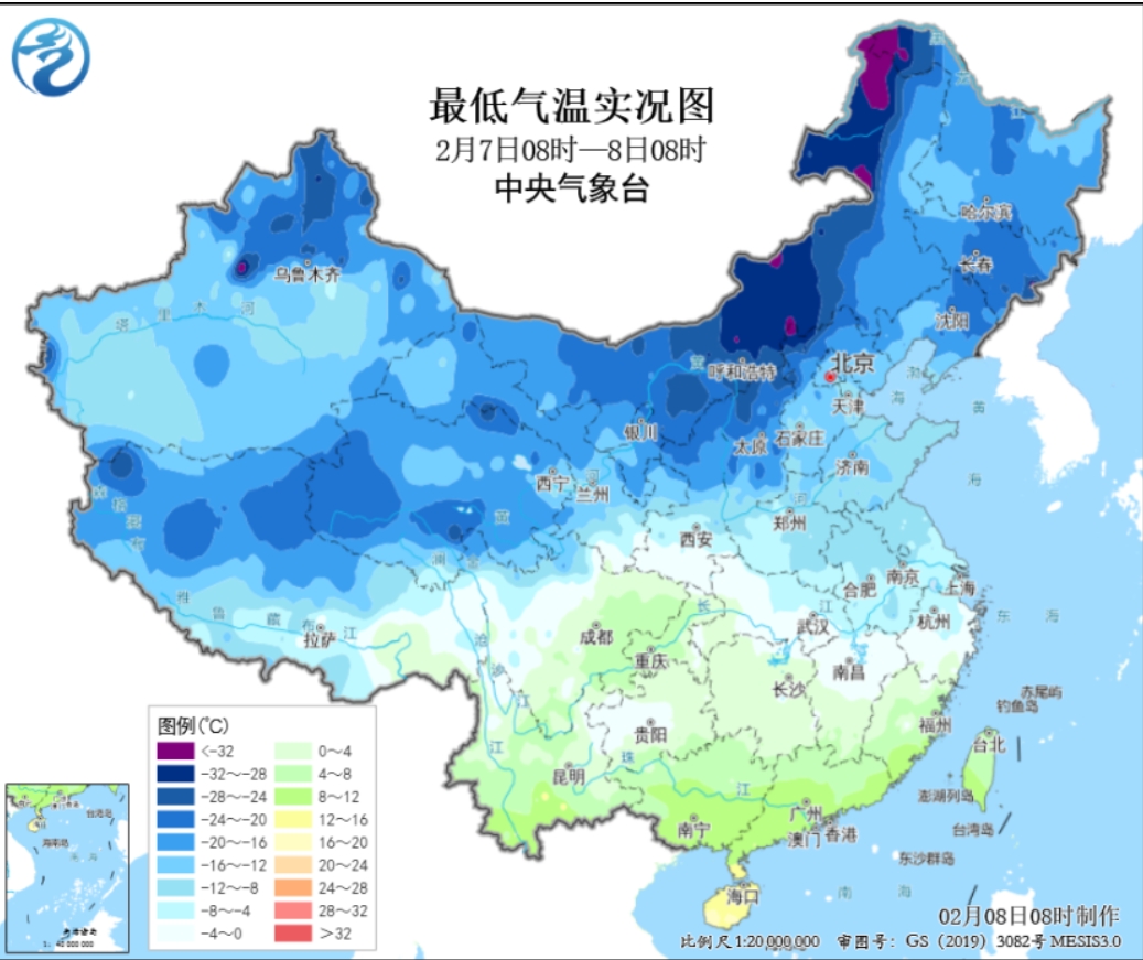 寒潮影响趋于结束 四川云南有弱雨雪