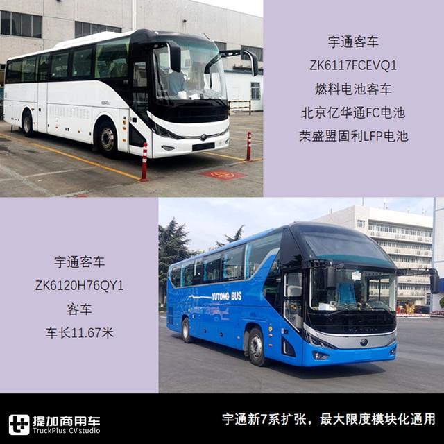 大中型客车60款，非公交新品势头足，带您看新年开篇版客车公告