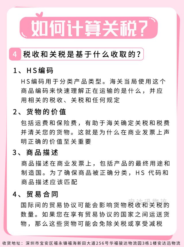 出口外贸如何计算关税?