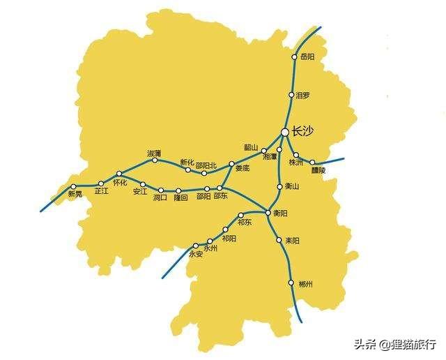 火车拉来的城市：湖南怀化，打造5个方向的高铁网