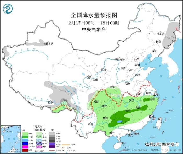 南方地区多阴雨天气  北方地区气温多起伏