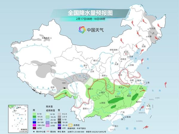 南方多地阴雨连连湿冷感明显 北方大部晴燥持续干冷为主